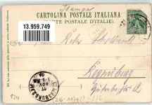 18012 Bordighera 1904 Künstlerkarte sign. Manuel Wielandt