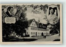 79379 W7840 Müllheim , Baden - Gasthaus Alte Post Markgräfische Tracht