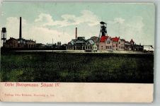 W4130 Moers Zeche Rheinpreussen Schacht IV Bergbau 1905 Gebrauchsspuren
