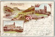 96231 W8623 Vierzehnheiligen 1896 Lithographie Maintal Schloss Banz