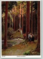 sign.Paul Hey Verlag Ackermann Nr.6041 Reihe 605 Hänsel und Gretel Künstlerkarte