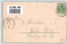 56812 W5590 Cochem 1904 Prägedruck Reichsburg Cochem