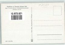 76596 W7564 Forbach , Baden Foto AK Gasthaus zum grünen Hof