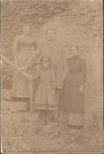87700 W8940 Memmingen Kabinettfoto Altes Familienphoto
