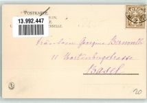 Pfingsten Kleeblatt Blüten Maikäfer 1902 Künstlerkarte