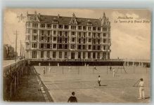 Middelkerke 1924 Foto AK Tennis Grand Hotel