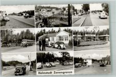 W3330 Helmstedt Zonengrenze Omnibus VW Käfer Grenze Foto AK