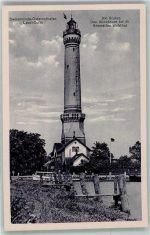 Osternothafen Chorzelin Foto AK Leuchtturm