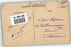 44000 Nantes 1911 Foto AK Hafen Marke bildseitig