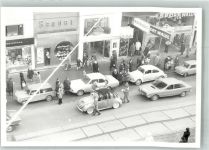 Wien 1. Bezirk, Innere Stadt Parade Umzug VW Käfer Auto Geschäft Ort handschriftlich Trachten Österreich Foto AK
