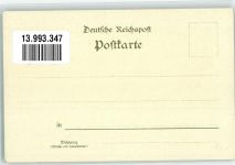 W1000 Berlin Mitte Der Kaiser an der Spitze seiner Garde du Corps i.d. Friedrichstraße Adel Kaiser Wilhelm II 1899 Lithographie / Künstlerkarte