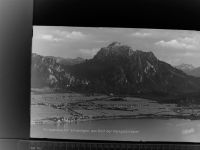 87645 W8959 Schwangau GLASNEGATIV Forggensee m. Schwangau