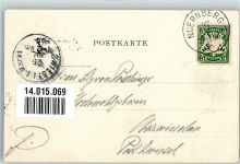 4357 Domburg 1899 Künstlerkarte Straße Tracht Kirche Adelskorrespondens