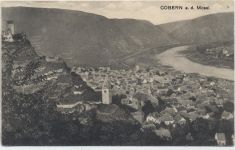 56220 W5401 Kobern um 1920 - Kobern/Mosel, Rheinland-Pfalz: Gesamtansicht von Cobern a. d. Mosel, Ak Nr. 333,Victor Ullmann AKU1
