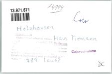 32361 W4994 Holzhausen , Kr Lübbecke, Westf FOTO KEINE AK Pension Haus Tiemann Ort handschriftlich