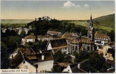 79410 W7847 Badenweiler um 1910-20 - Badenweiler, Kirche,Stefan Bruder