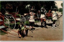 Durban 1916 Gebrauchsspuren Tracht Rikscha Boys