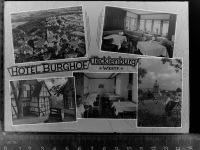 49545 W4542 Tecklenburg GLASNEGATIV Hotel Burghof