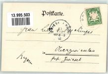 97355 W8711 Castell , Unterfr 1902 Foto AK Adelskorrespondenz
