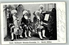 Emile Wandteufel Ensemble Geige, Chello Klavier Musikgruppe 1907