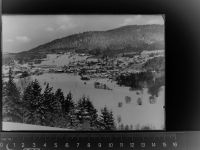 94505 W8351 Böbrach , Niederbay GLASNEGATIV Winterlandschaft