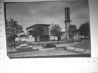 42781 W5657 Haan , Rheinl SW-Dia (Kunststoff) KEINE AK Kirche