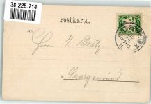 Bayrisches Dirndl bei der Hausarbeit Dienstmädchen 1901 Lithographie