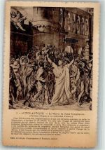 71400 Autun Foto AK Le Martyr de Saint-Symphorien