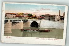 00100 Roma Rom Foto AK Ponte Palatino Cloaca Massima
