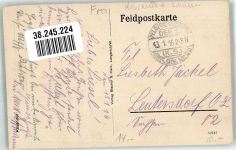02000 Laon 1916 Foto AK Kaserne Schule Lyceum Feldpost WK I Inf.Div.