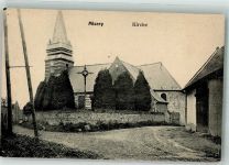 80320 Misery Foto AK Kirche Feldpost WK I