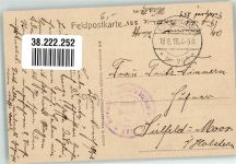 09600 Dun 1916 Foto AK Feldpost WK I Nr. 254