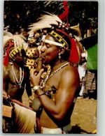 Dakar Foto AK Tracht Bassari Flötenspiler