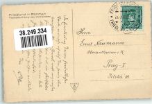 Detrichov u Frydlantu 1936 Foto AK Kirchplatz Denkmal Säule Festbeleuchutung