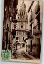 Murcia Foto AK Gasse Calle de la Fuensanta Marke bildseitig