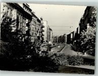 Zagreb 1957 Foto AK Straßenbahn Straße der Sozialistischen Revolution