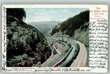 98559 O6055 Oberhof , Thüringen 1904 - Brandleitetunnel im Tal der wilden Gera