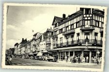 Middelkerke Foto AK Apotheke Postamt Auto Avenue Léopold