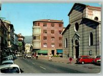 18039 Ventimiglia 1956 Foto AK Auto Kirche Blumenufer Hl. Augustin Platz