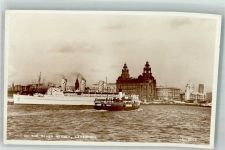 Liverpool Foto AK On the River Mersey