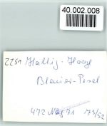 25859 W2251 Hooge , Hallig FOTO KEINE AK Blauer Pesel