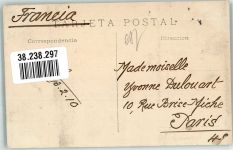 Valencia 1910 Foto AK Claustro de Porta-Coeli Marke Bildseitig