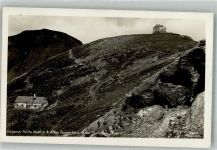 Hagener Hütte 1932 Foto AK Hüttenstempel Altes Tauernhaus