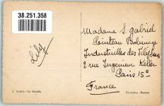 Sevilla Foto AK La Giralda Marke bildseitig