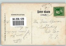 Freundliche englische Schreiberinnerung Humor 1908