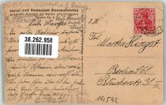 14542 O1512 Werder Havel 1921 Foto AK Von der Bismarckhöhe Baumblüte Kirche