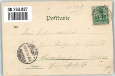 06502 O4308 Thale 1902 Lithographie Bodetor Angeln