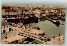 Antwerpen Anvers 1915 Foto AK Hafen le petit bassin Feldpost WK I