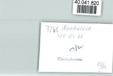 75385 W7265 Neubulach FOTO KEINE AK