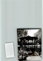 32361 W4994 Holzhausen , Kr Lübbecke, Westf FOTO KEINE AK Haus Holsing Pavillon mit Feuerstelle